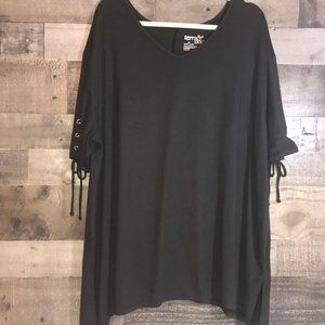 TERRA & SKY BLACK STRING SHIRT